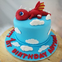 Baby Dragon Cake (D,V)